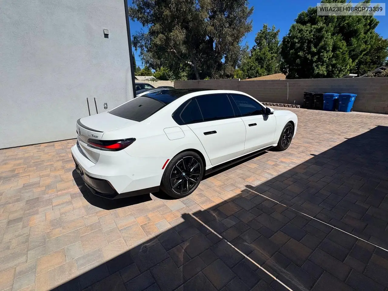2024 BMW 740 I VIN: WBA23EH08RCP73339 Lot: 59744226