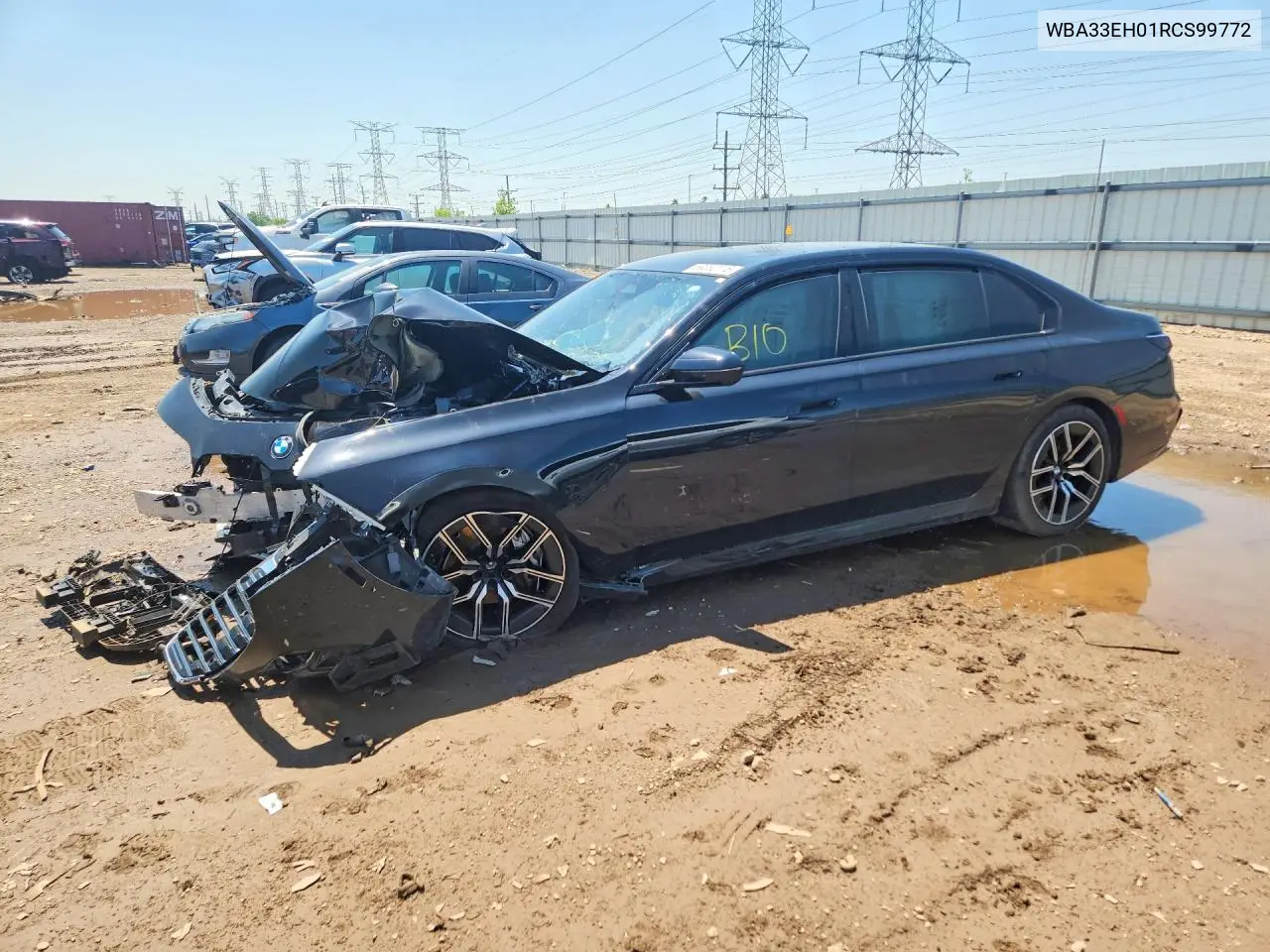 2024 BMW 740 Xi VIN: WBA33EH01RCS99772 Lot: 59832176