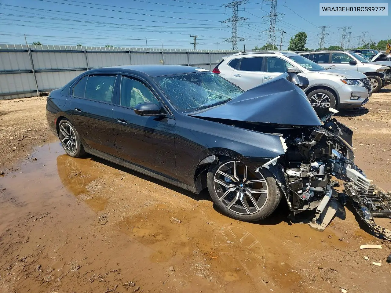 2024 BMW 740 Xi VIN: WBA33EH01RCS99772 Lot: 59832176
