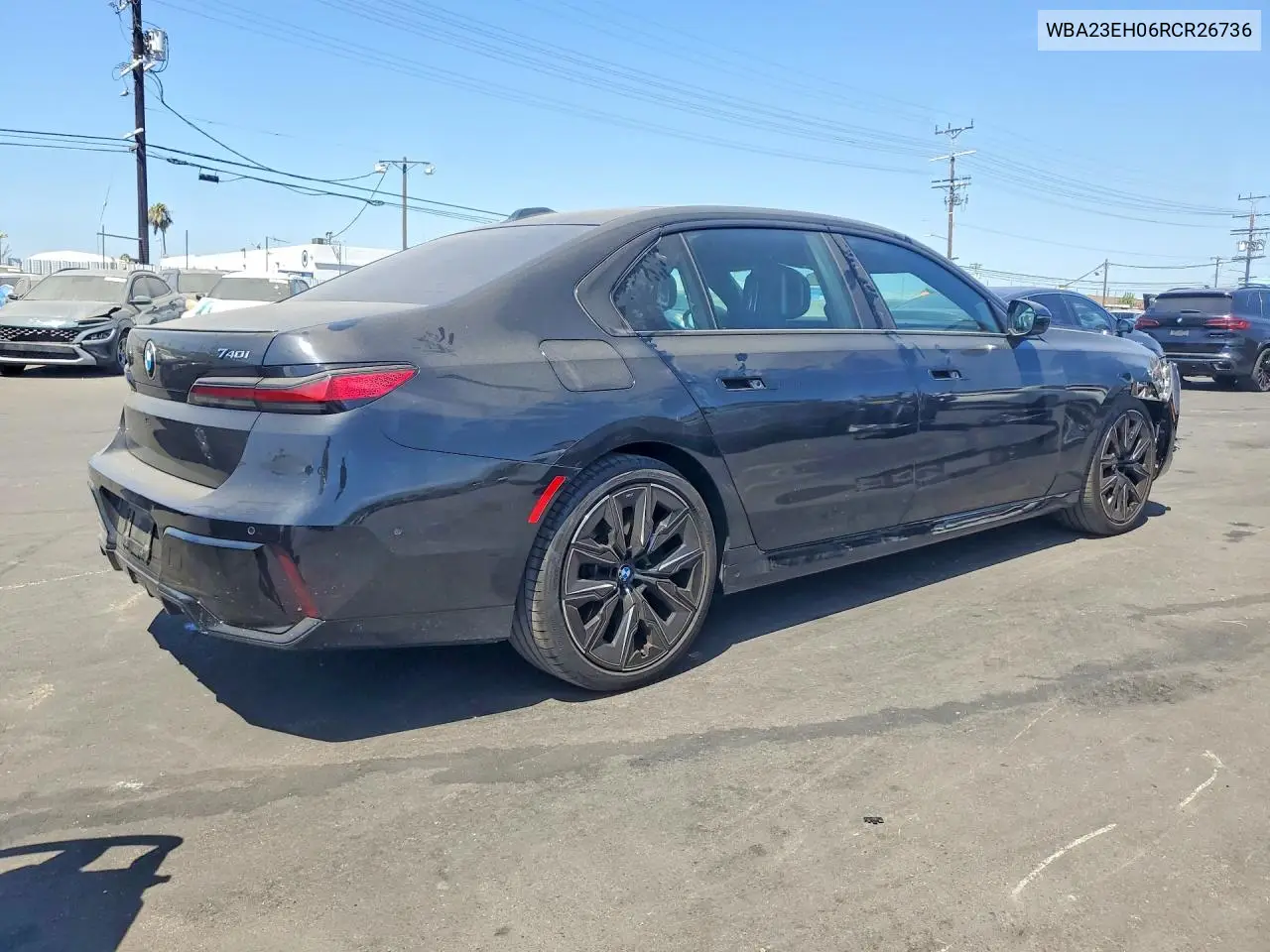 2024 BMW 740 I VIN: WBA23EH06RCR26736 Lot: 61899326