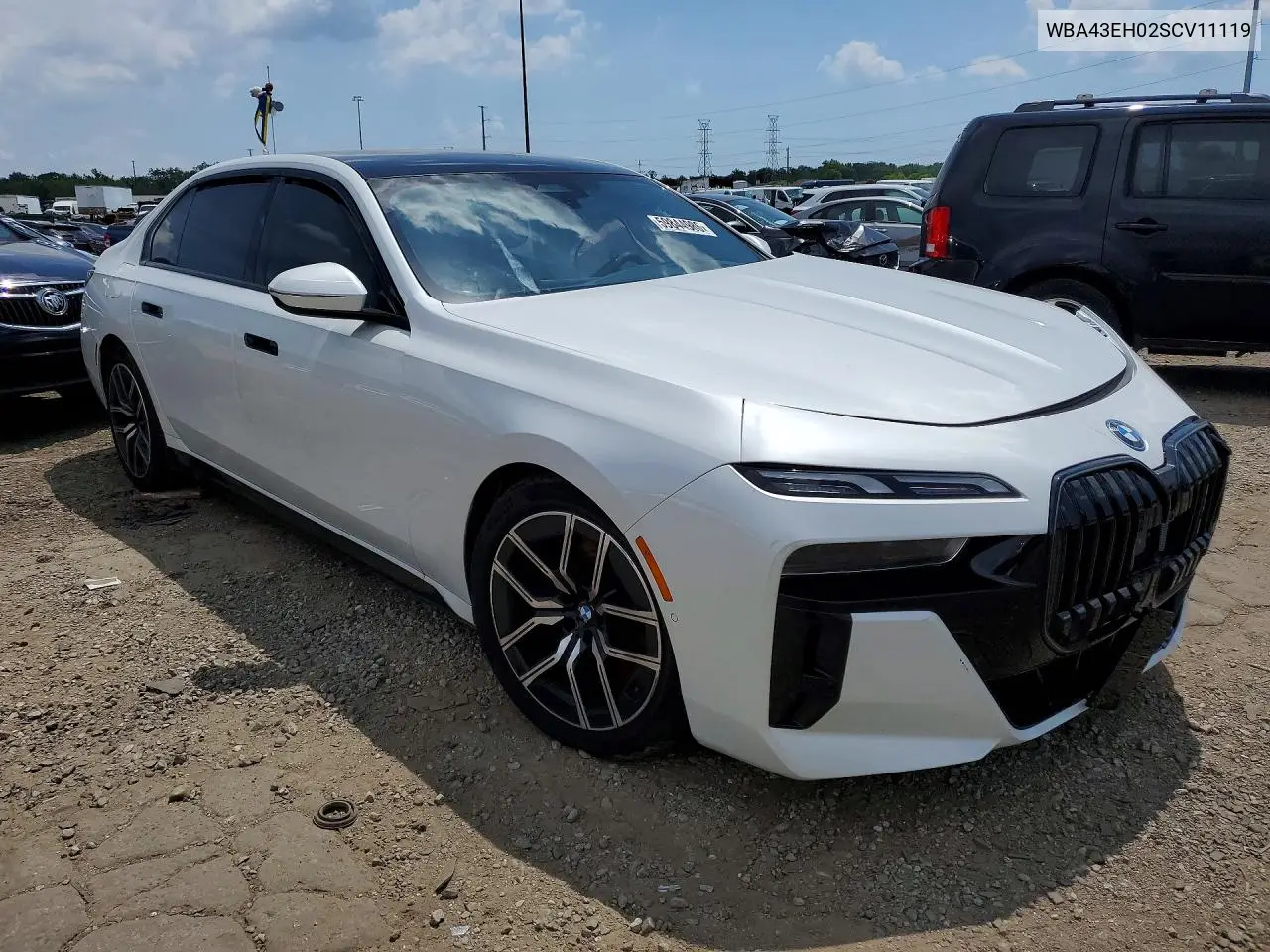 2025 BMW 750 Xe VIN: WBA43EH02SCV11119 Lot: 59844986