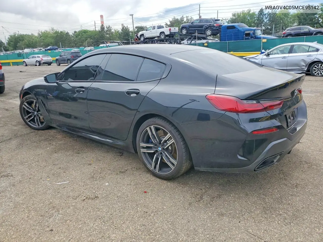 2021 BMW 840Xi VIN: WBAGV4C05MCE95142 Lot: 55380986