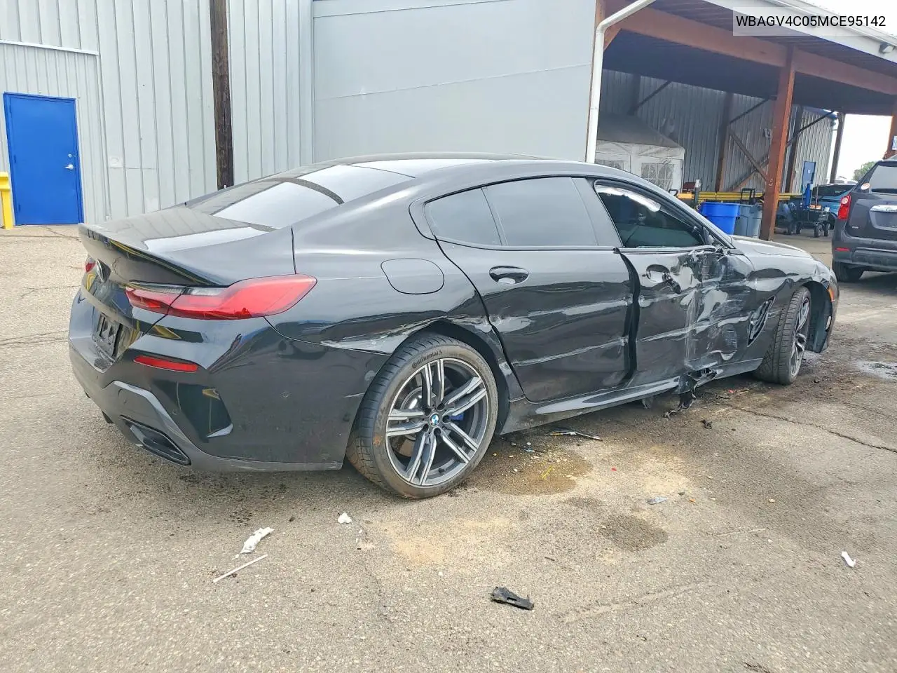 2021 BMW 840Xi VIN: WBAGV4C05MCE95142 Lot: 55380986