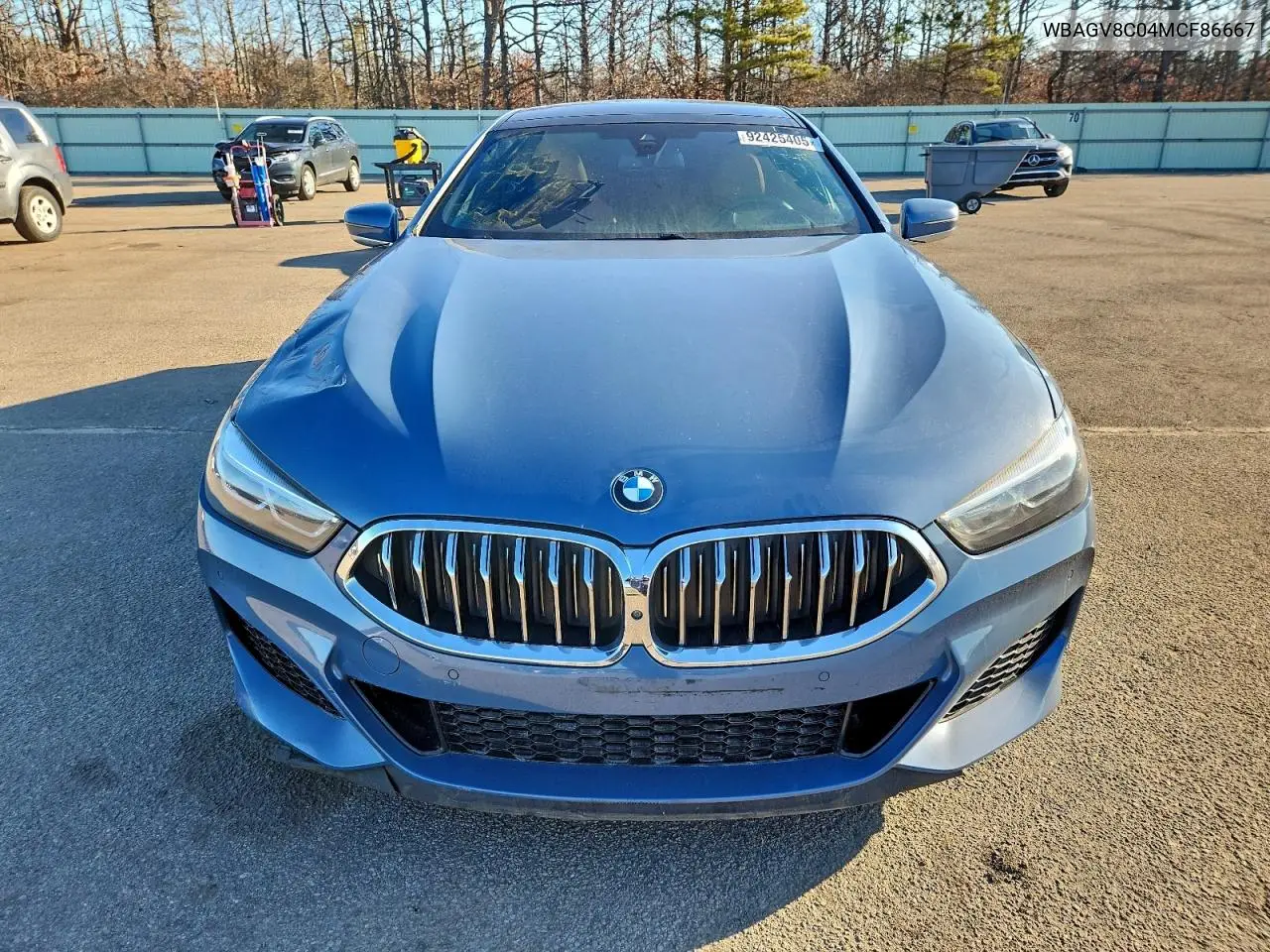 2021 BMW M850Xi VIN: WBAGV8C04MCF86667 Lot: 92425405