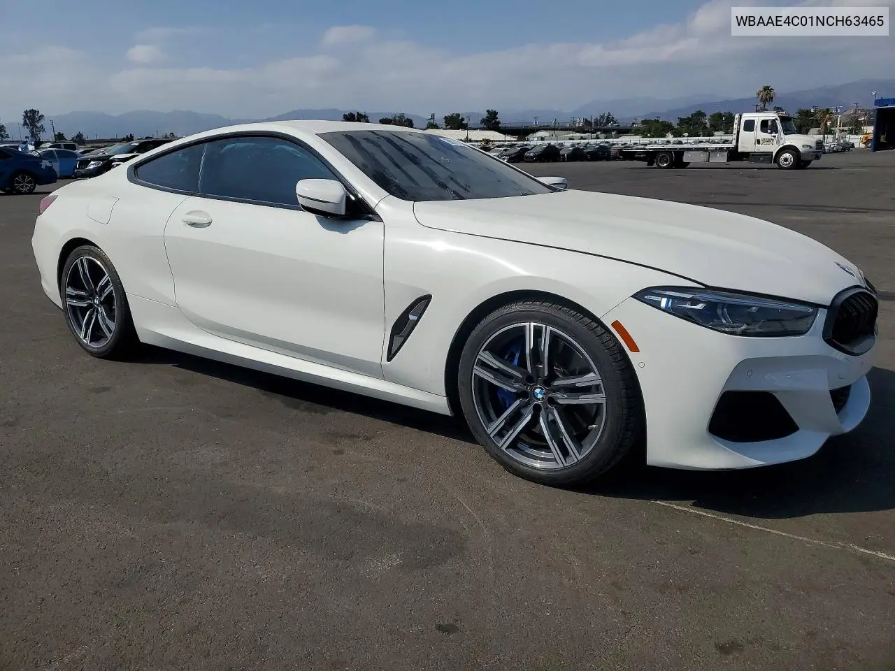 2022 BMW 840Xi VIN: WBAAE4C01NCH63465 Lot: 56871776