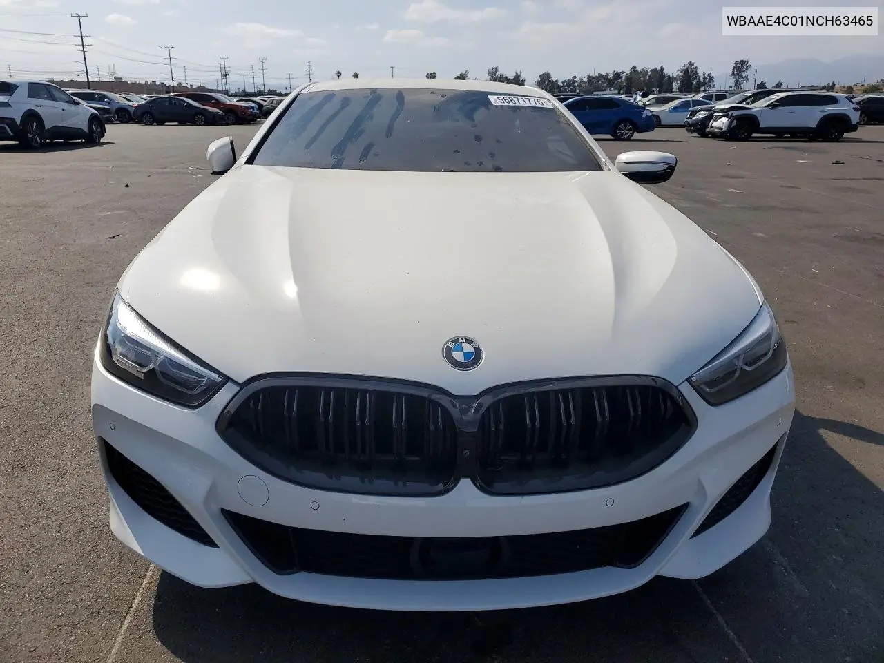 2022 BMW 840Xi VIN: WBAAE4C01NCH63465 Lot: 56871776