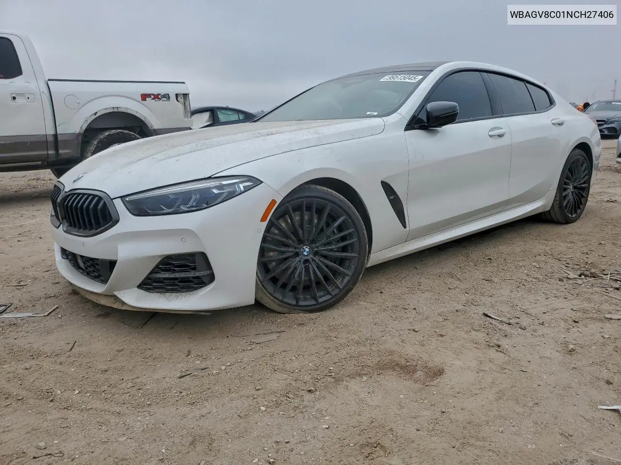 2022 BMW M850Xi VIN: WBAGV8C01NCH27406 Lot: 99515045