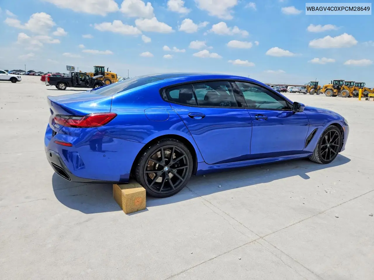 2023 BMW 840Xi VIN: WBAGV4C0XPCM28649 Lot: 55656326