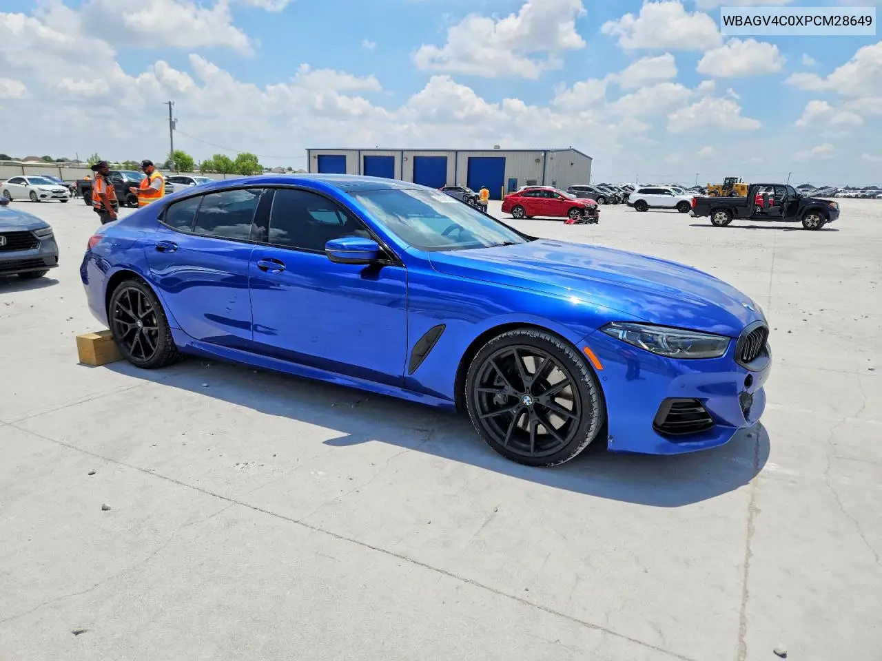 2023 BMW 840Xi VIN: WBAGV4C0XPCM28649 Lot: 55656326