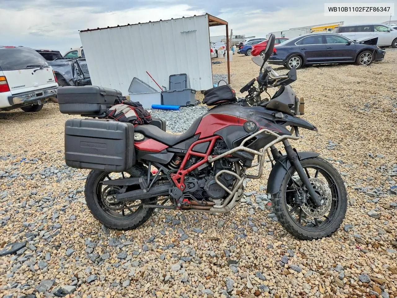 2015 BMW F700 Gs VIN: WB10B1102FZF86347 Lot: 55505786