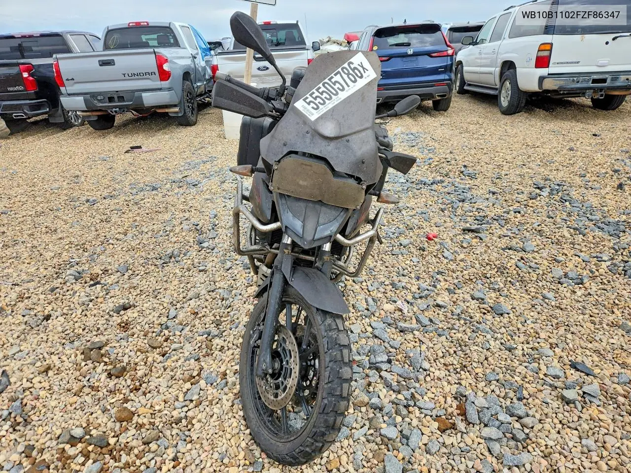 2015 BMW F700 Gs VIN: WB10B1102FZF86347 Lot: 55505786