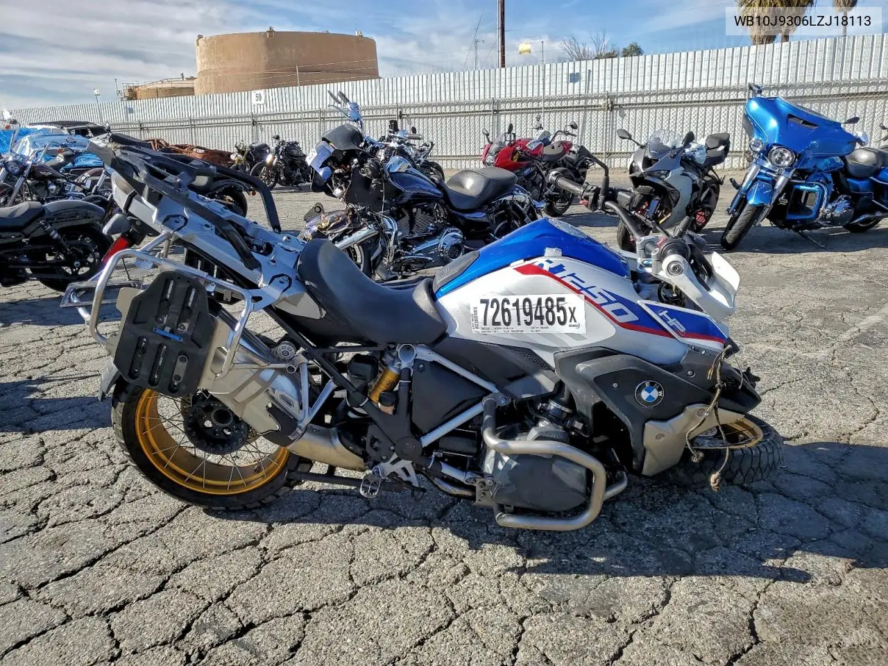 2020 BMW R 1250 Gs VIN: WB10J9306LZJ18113 Lot: 72619485