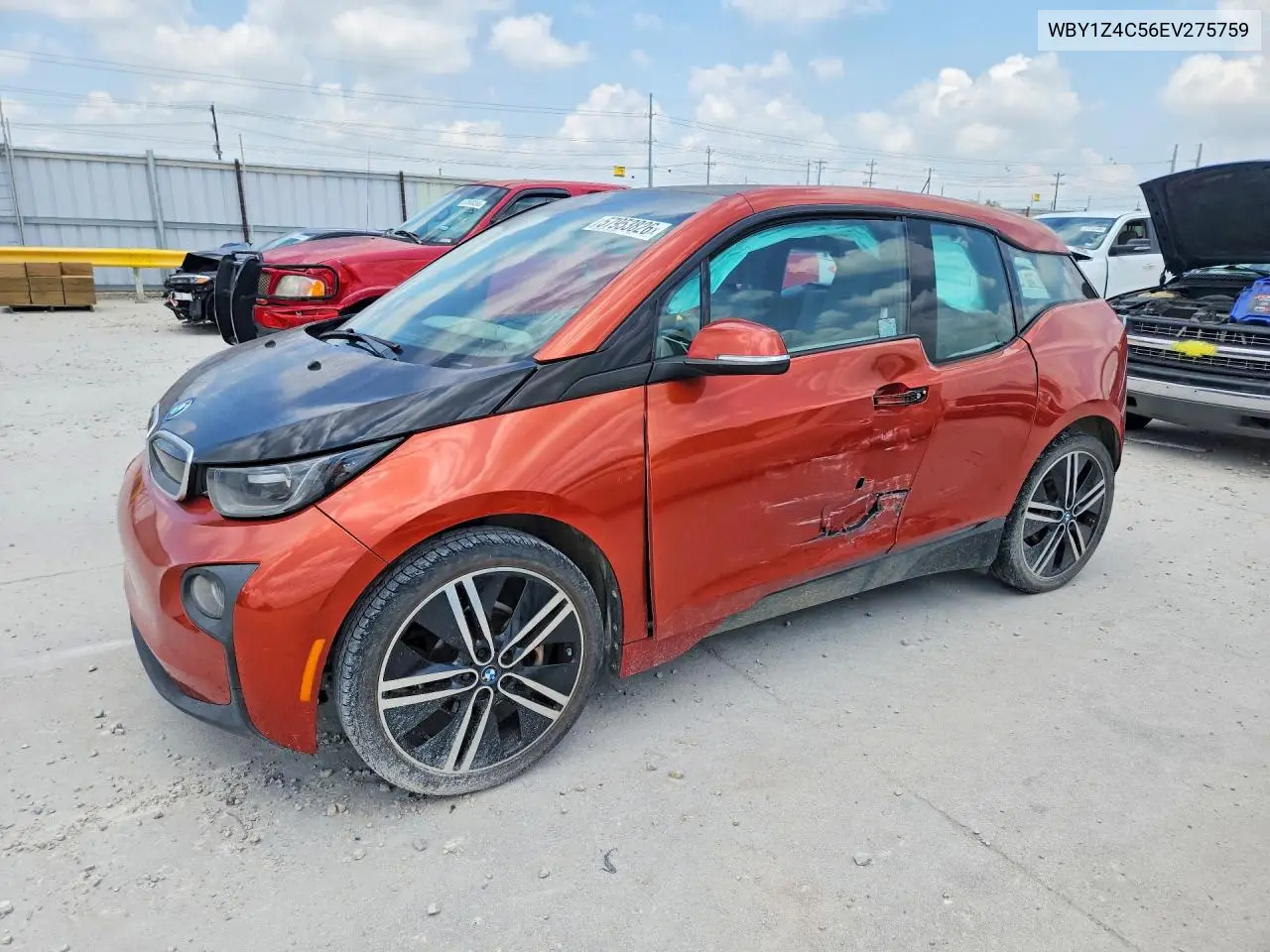 2014 BMW I3 Rex VIN: WBY1Z4C56EV275759 Lot: 57953826