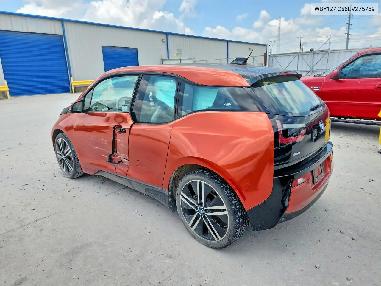 2014 BMW I3 Rex VIN: WBY1Z4C56EV275759 Lot: 57953826