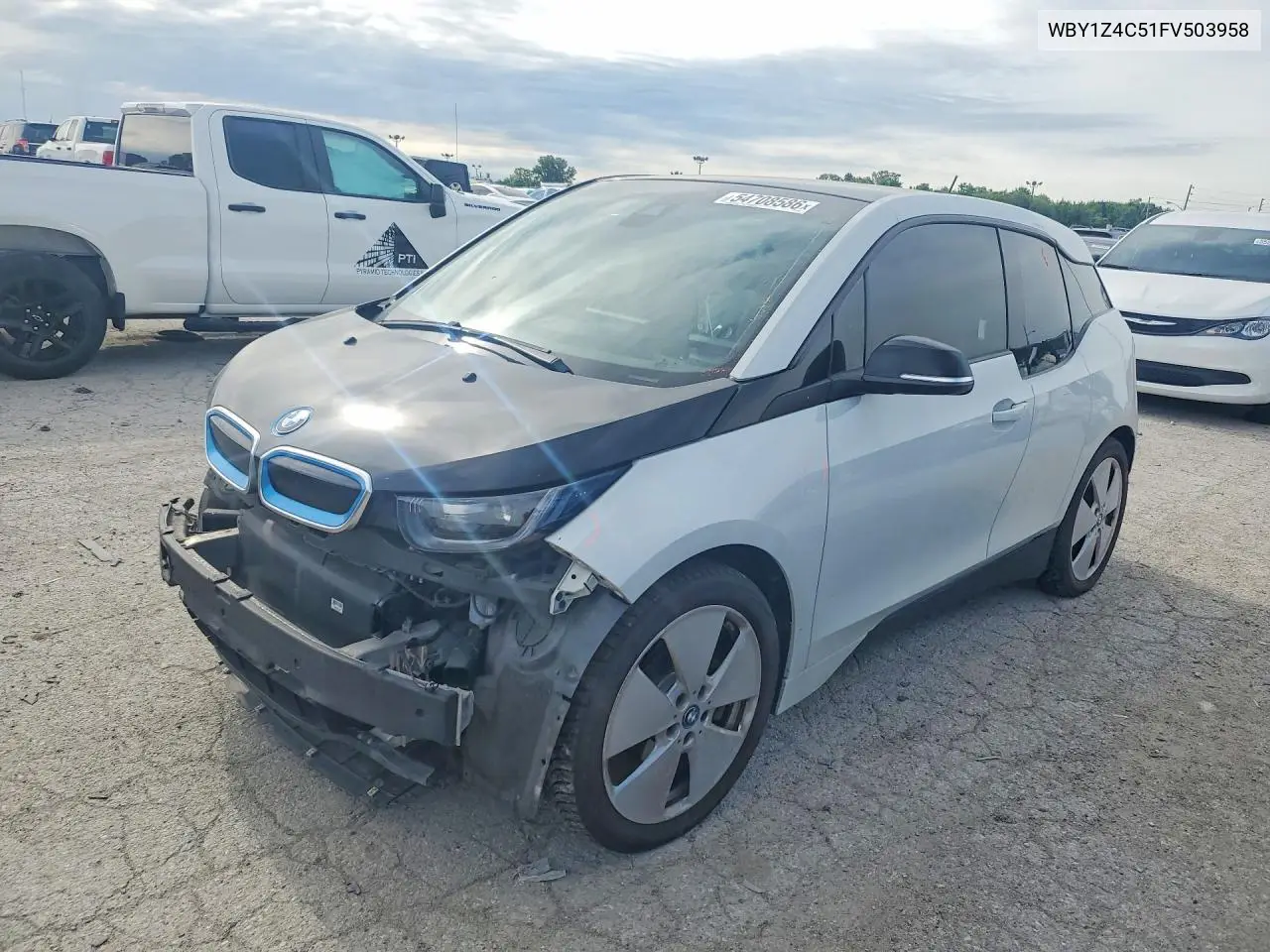 2015 BMW I3 Rex VIN: WBY1Z4C51FV503958 Lot: 54708586