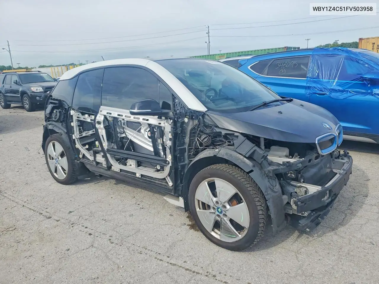 2015 BMW I3 Rex VIN: WBY1Z4C51FV503958 Lot: 54708586