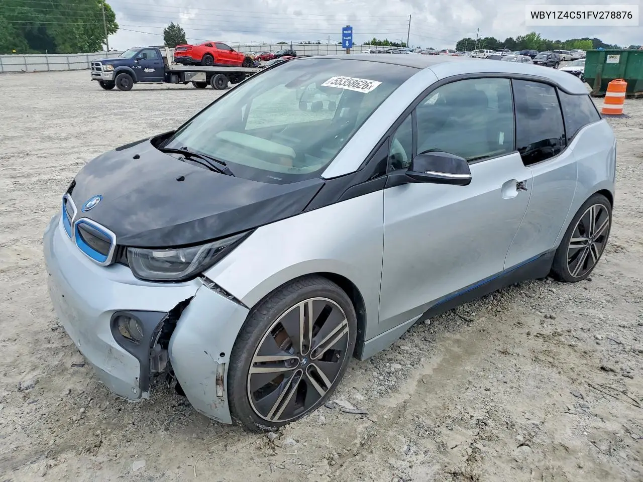 2015 BMW I3 Rex VIN: WBY1Z4C51FV278876 Lot: 55358626