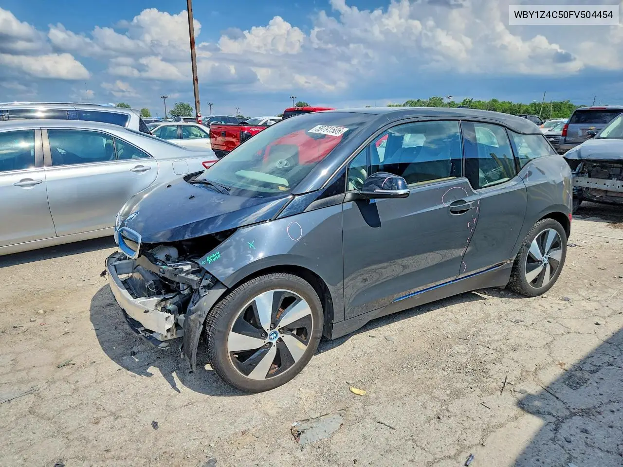 2015 BMW I3 Rex VIN: WBY1Z4C50FV504454 Lot: 59791506