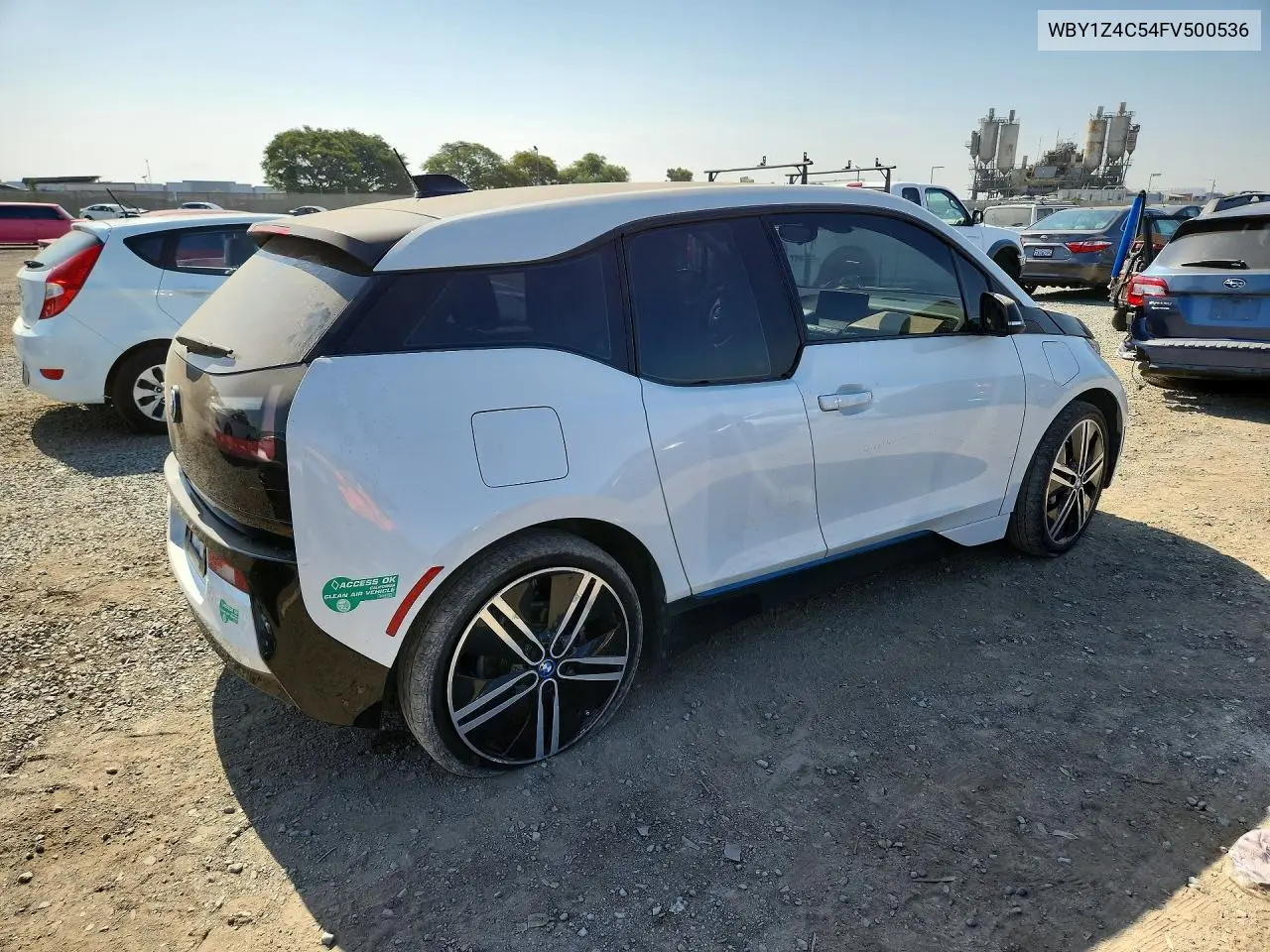 2015 BMW I3 Rex VIN: WBY1Z4C54FV500536 Lot: 61619026