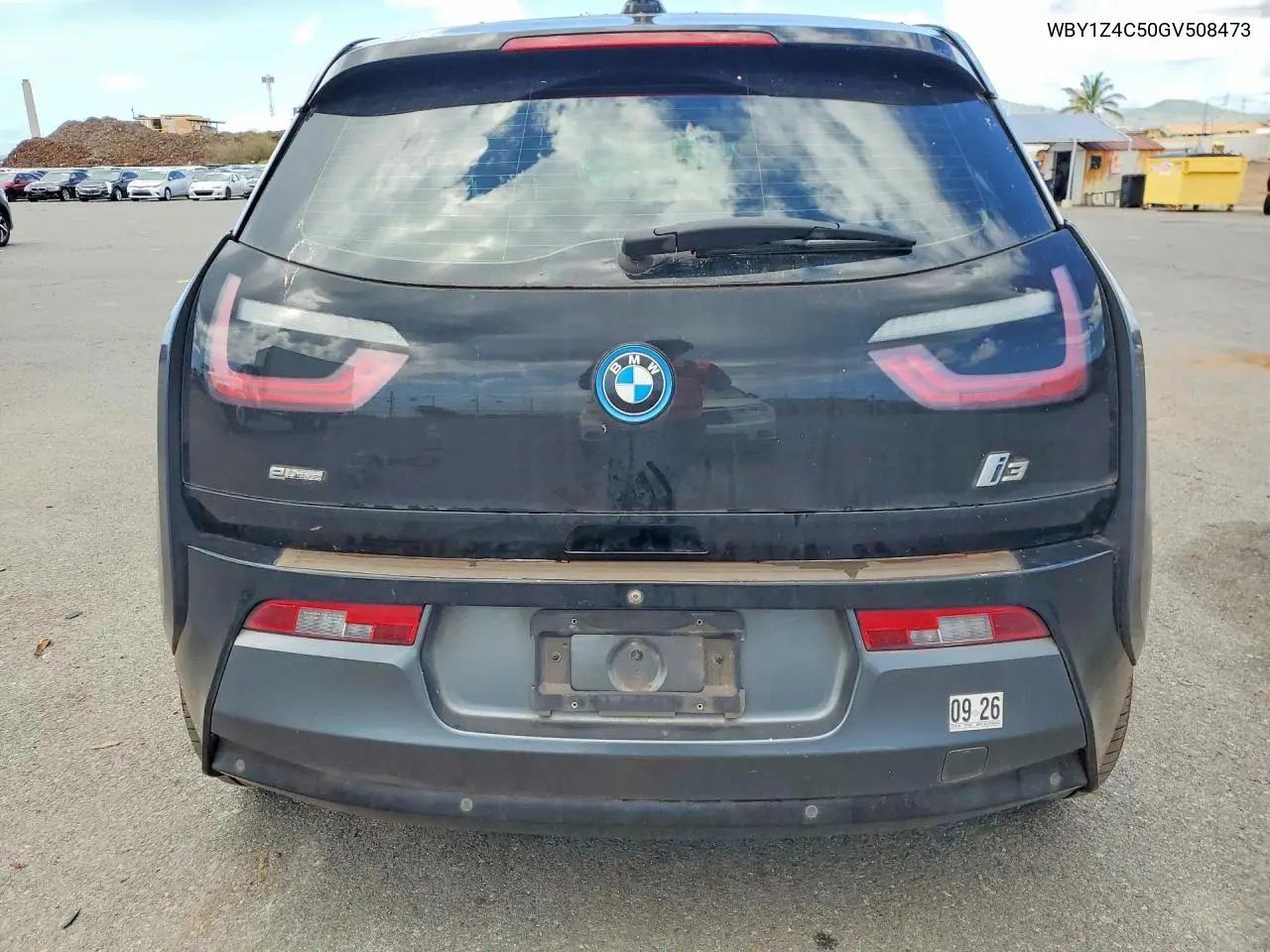 2016 BMW I3 Rex VIN: WBY1Z4C50GV508473 Lot: 47986426