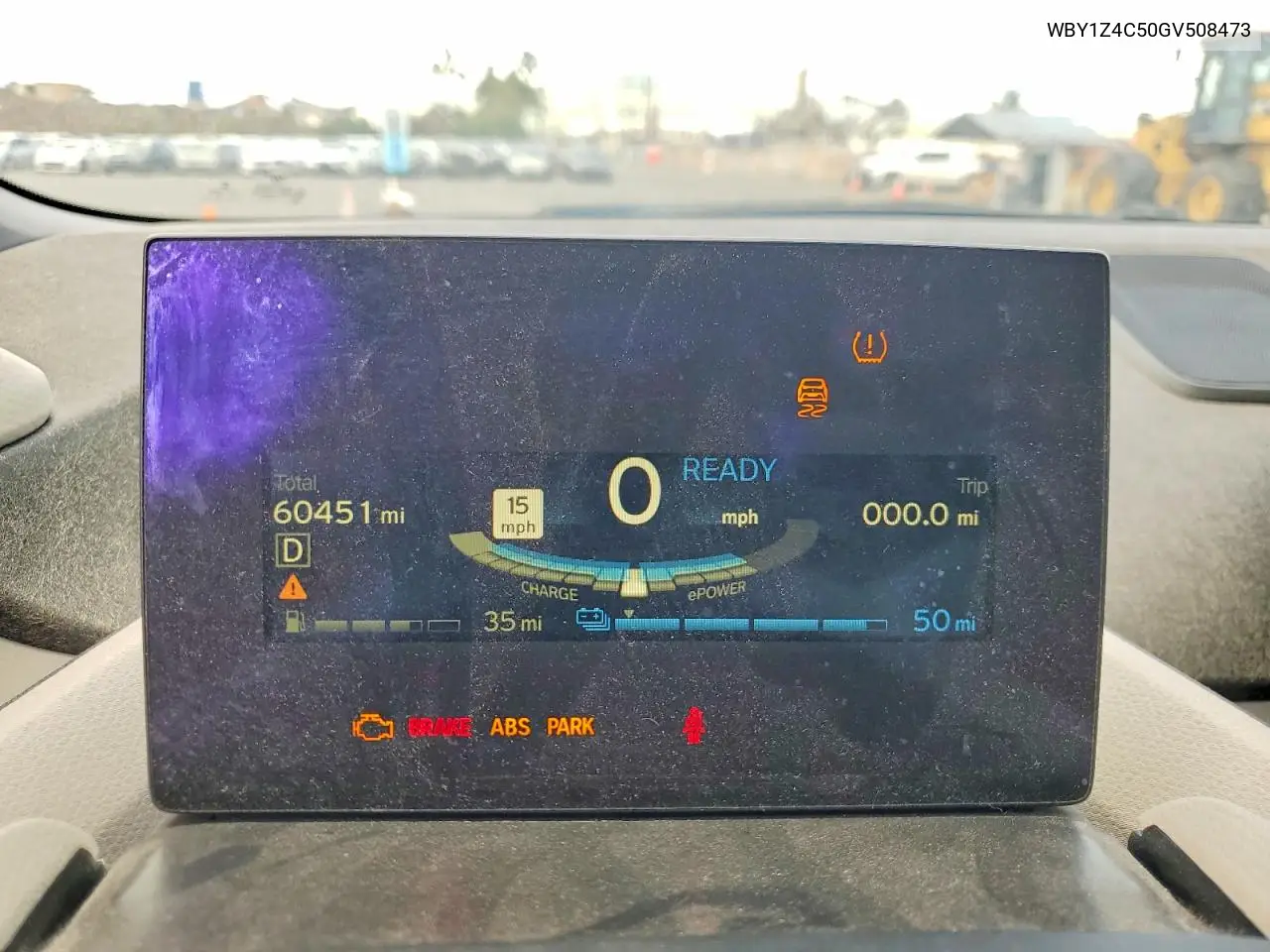 2016 BMW I3 Rex VIN: WBY1Z4C50GV508473 Lot: 47986426