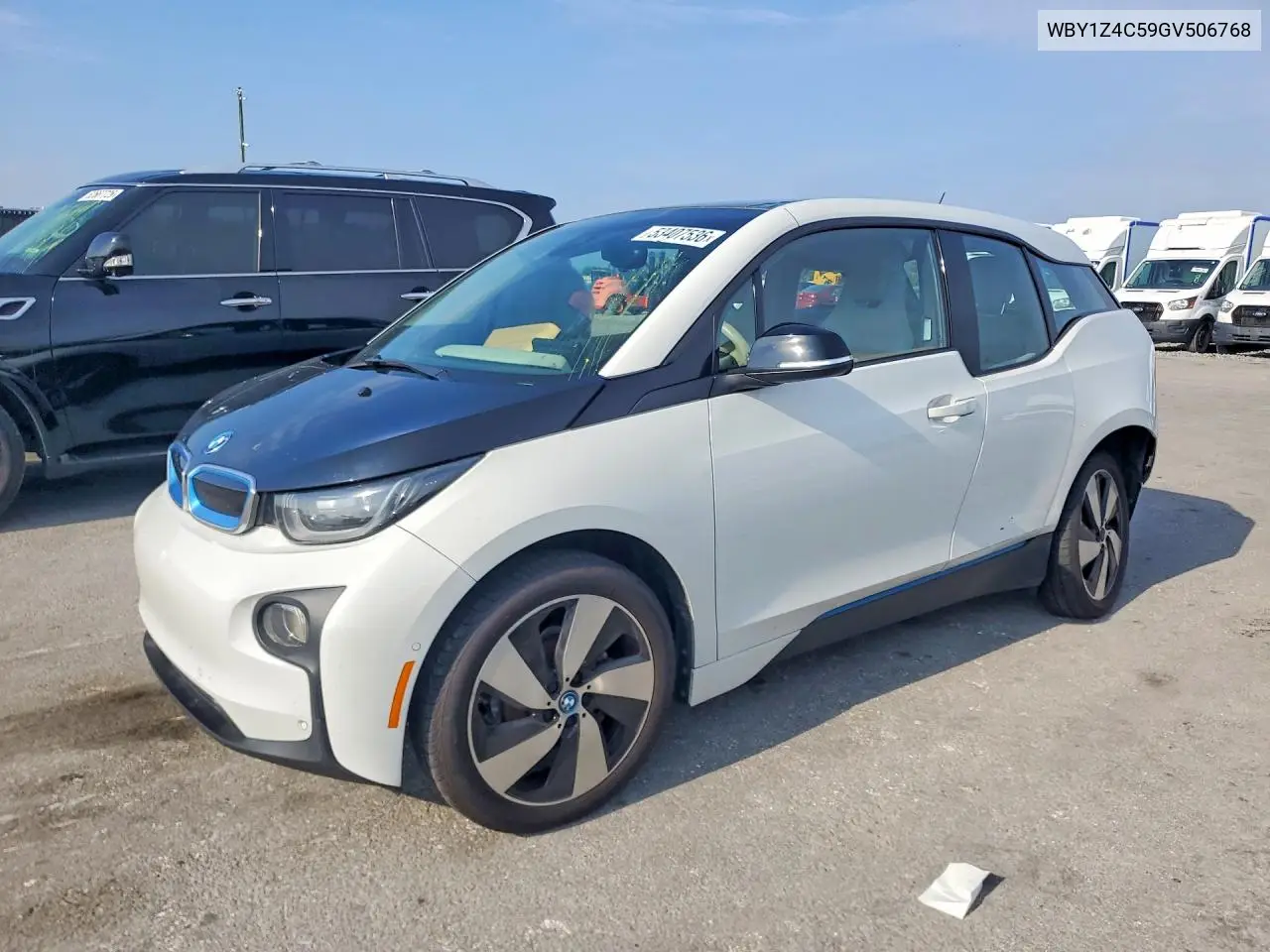 2016 BMW I3 Rex VIN: WBY1Z4C59GV506768 Lot: 53407536
