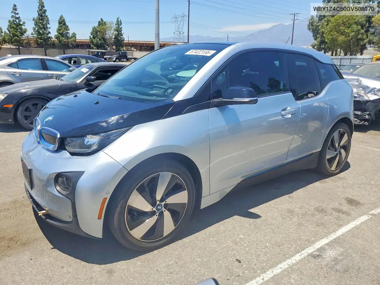 2016 BMW I3 VIN: WBY1Z4C50GV508070 Lot: 57422166