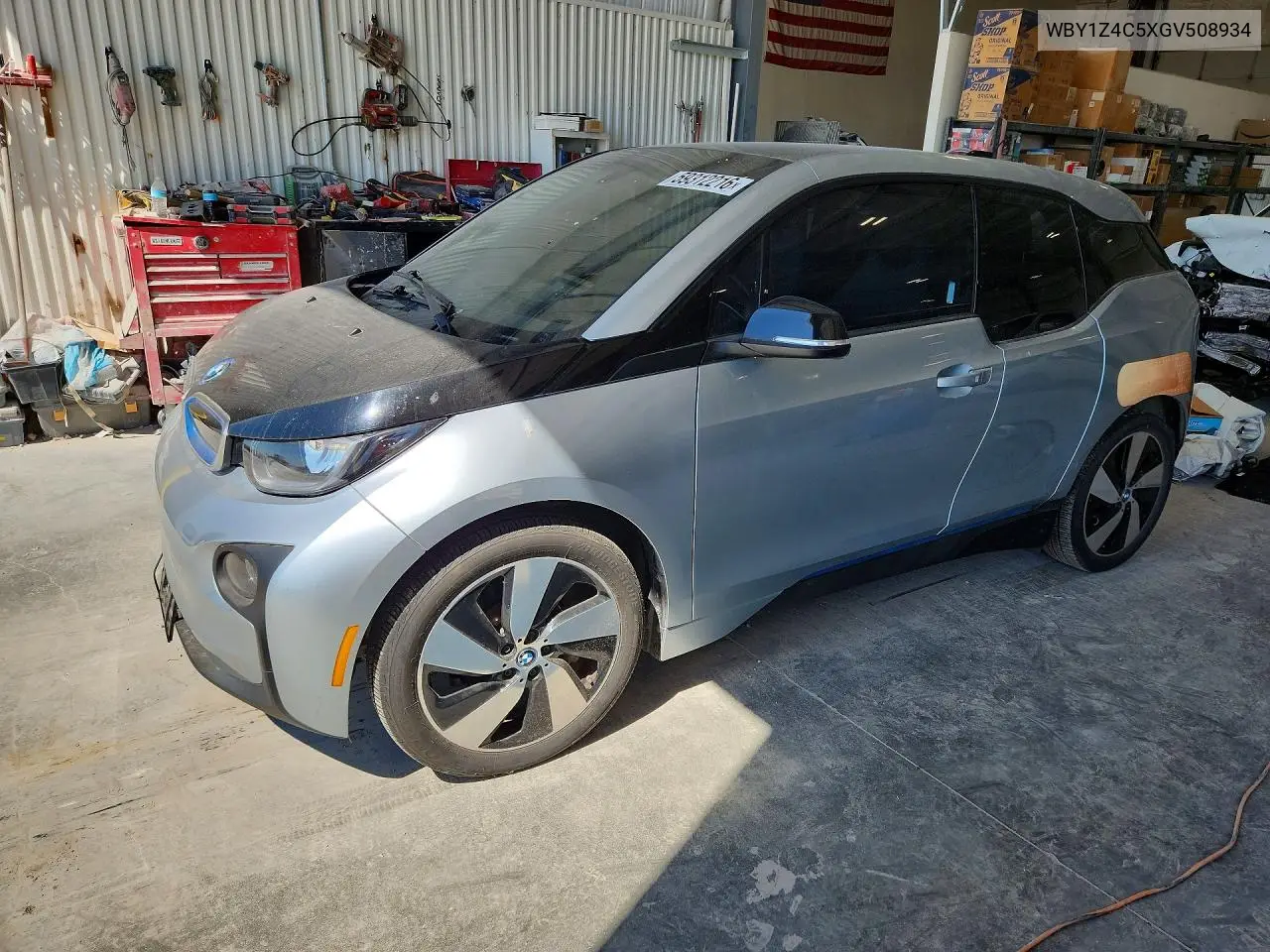 2016 BMW I3 Rex VIN: WBY1Z4C5XGV508934 Lot: 59312216