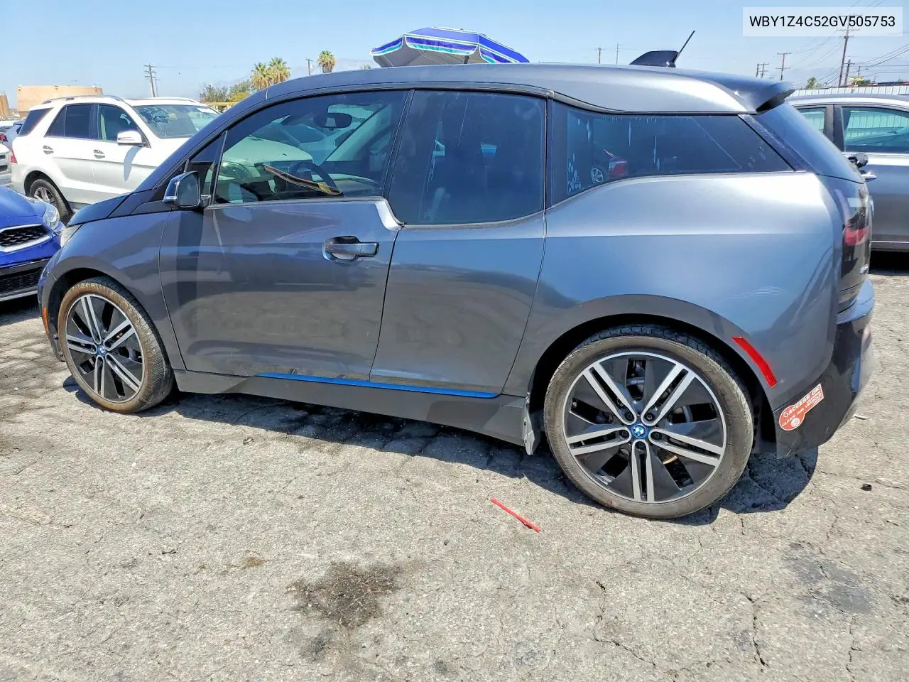 2016 BMW I3 Rex VIN: WBY1Z4C52GV505753 Lot: 61161086