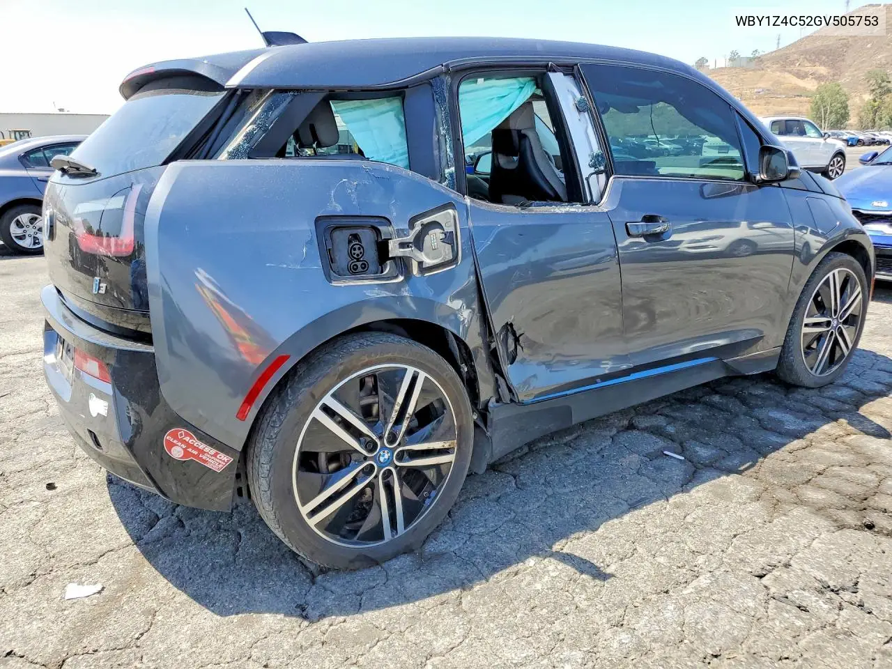 2016 BMW I3 Rex VIN: WBY1Z4C52GV505753 Lot: 61161086