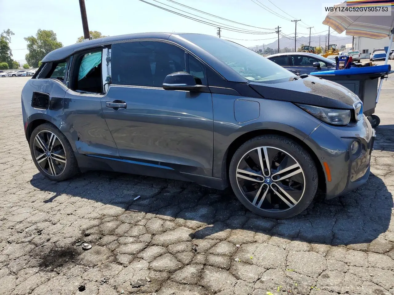 2016 BMW I3 Rex VIN: WBY1Z4C52GV505753 Lot: 61161086