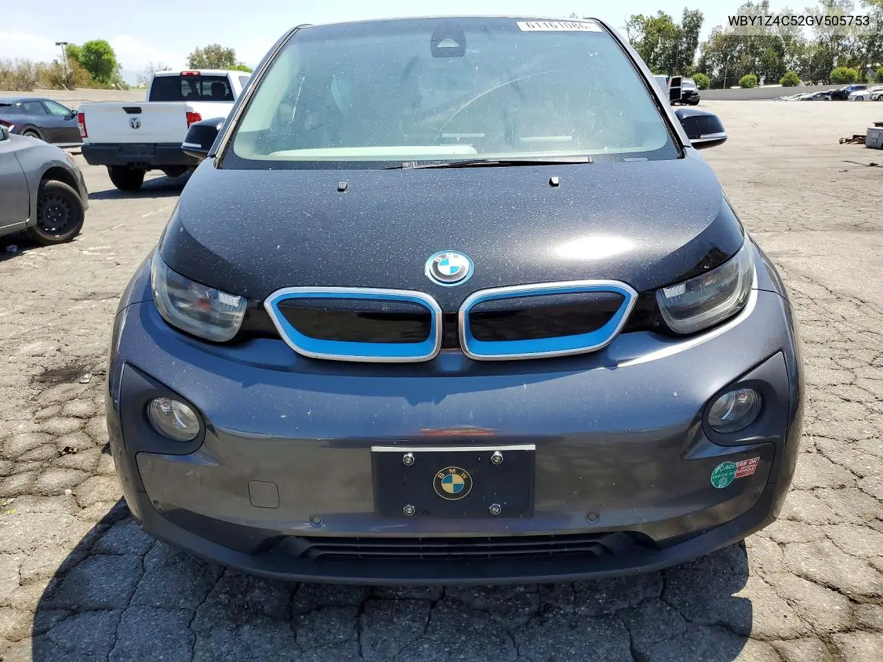 2016 BMW I3 Rex VIN: WBY1Z4C52GV505753 Lot: 61161086