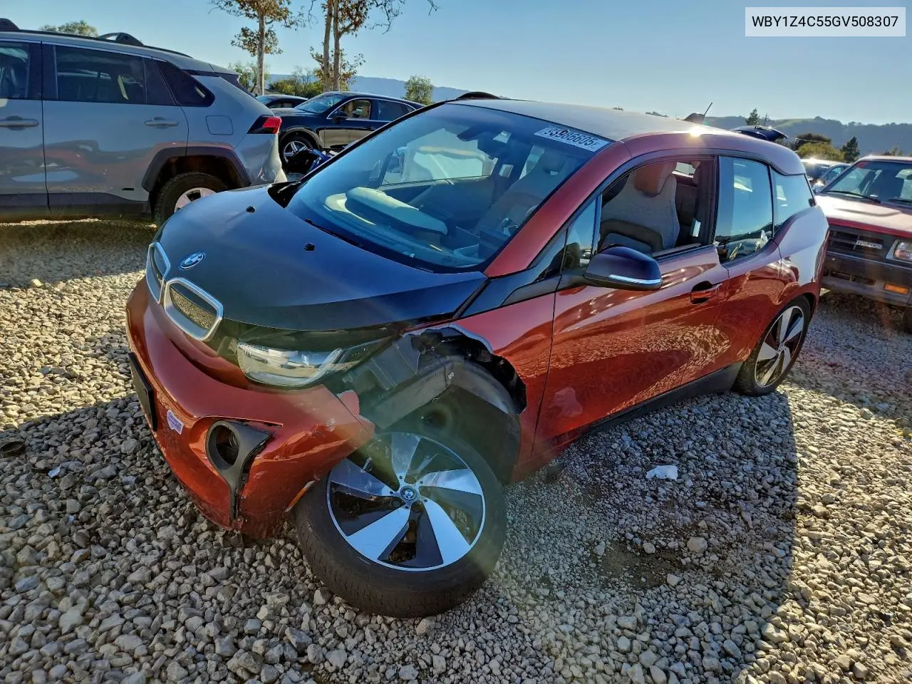 2016 BMW I3 Rex VIN: WBY1Z4C55GV508307 Lot: 93986605