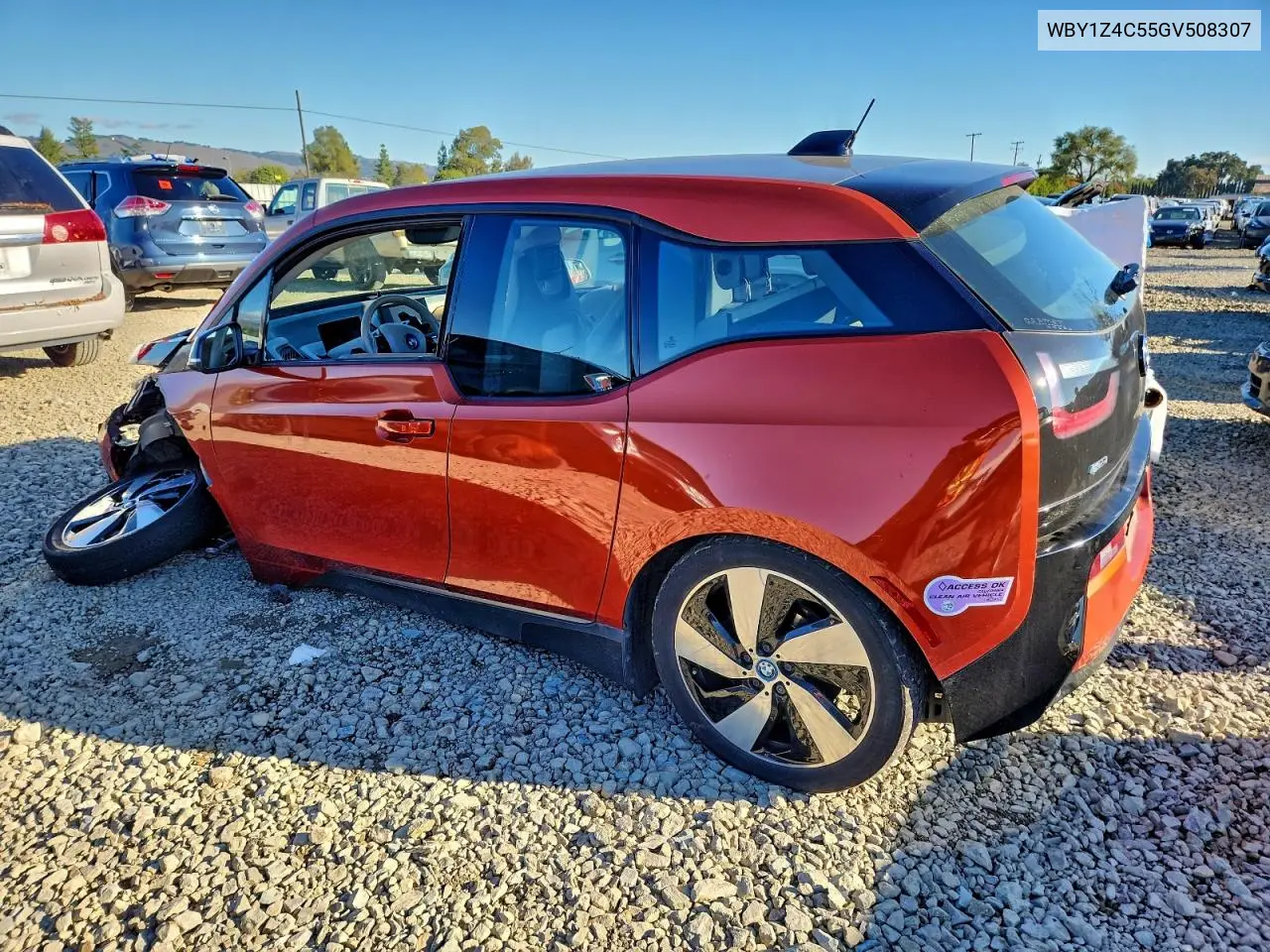 2016 BMW I3 Rex VIN: WBY1Z4C55GV508307 Lot: 93986605
