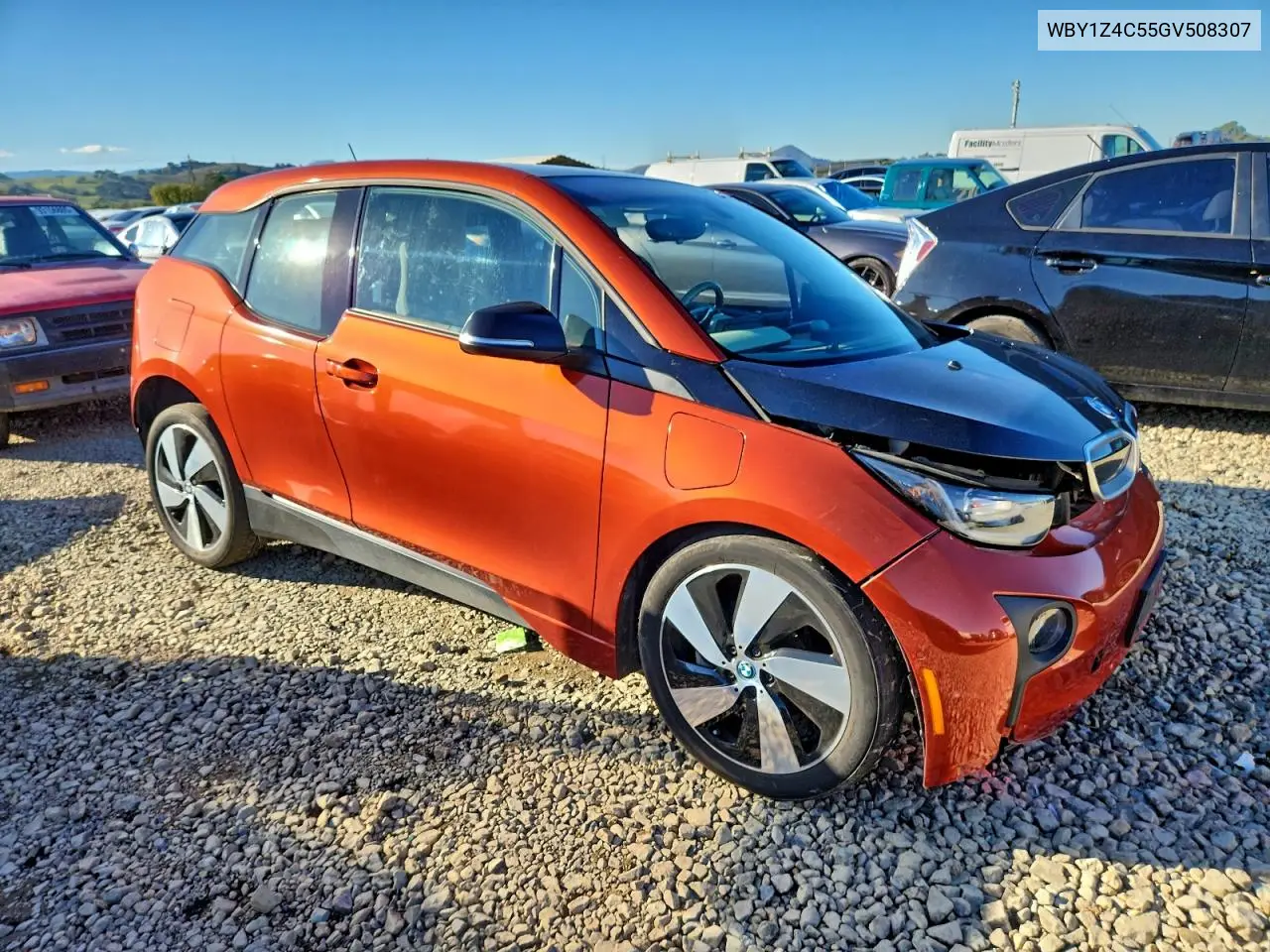 2016 BMW I3 Rex VIN: WBY1Z4C55GV508307 Lot: 93986605