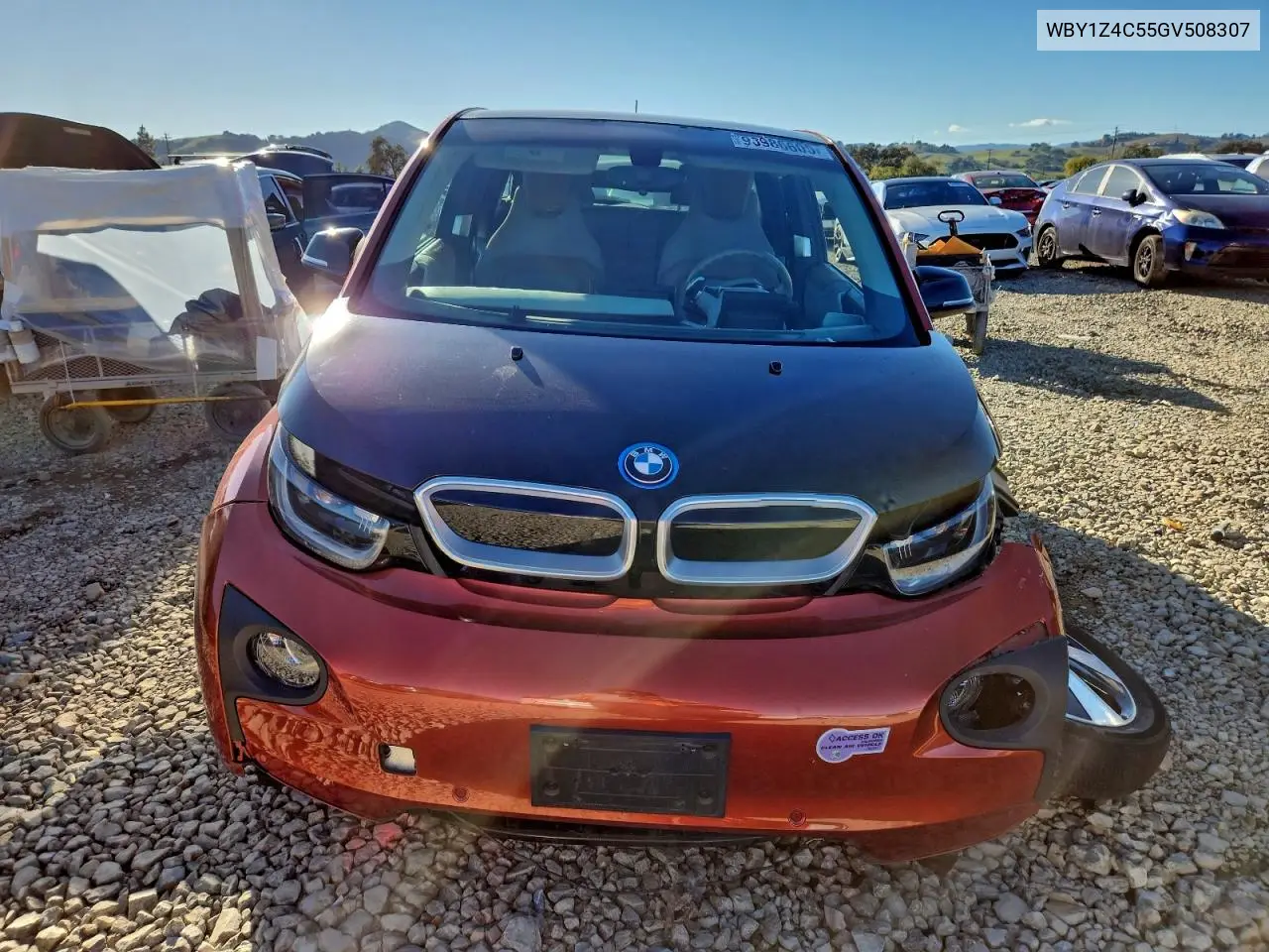 2016 BMW I3 Rex VIN: WBY1Z4C55GV508307 Lot: 93986605