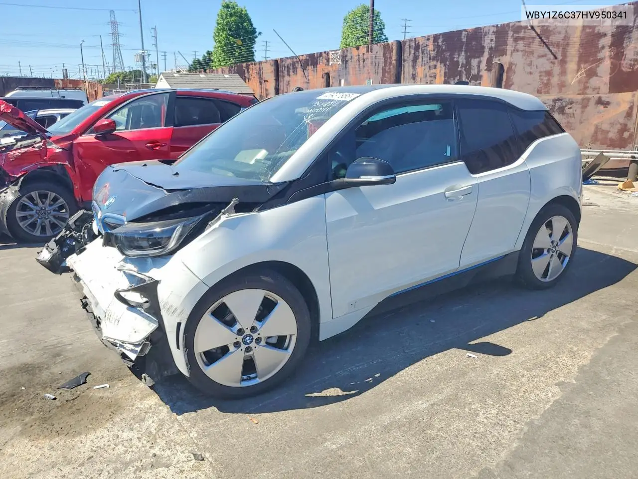 2017 BMW I3 Bev VIN: WBY1Z6C37HV950341 Lot: 46937886