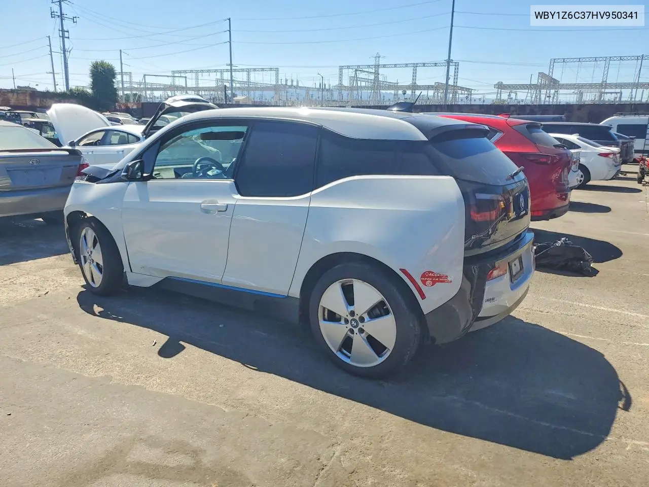 2017 BMW I3 Bev VIN: WBY1Z6C37HV950341 Lot: 46937886