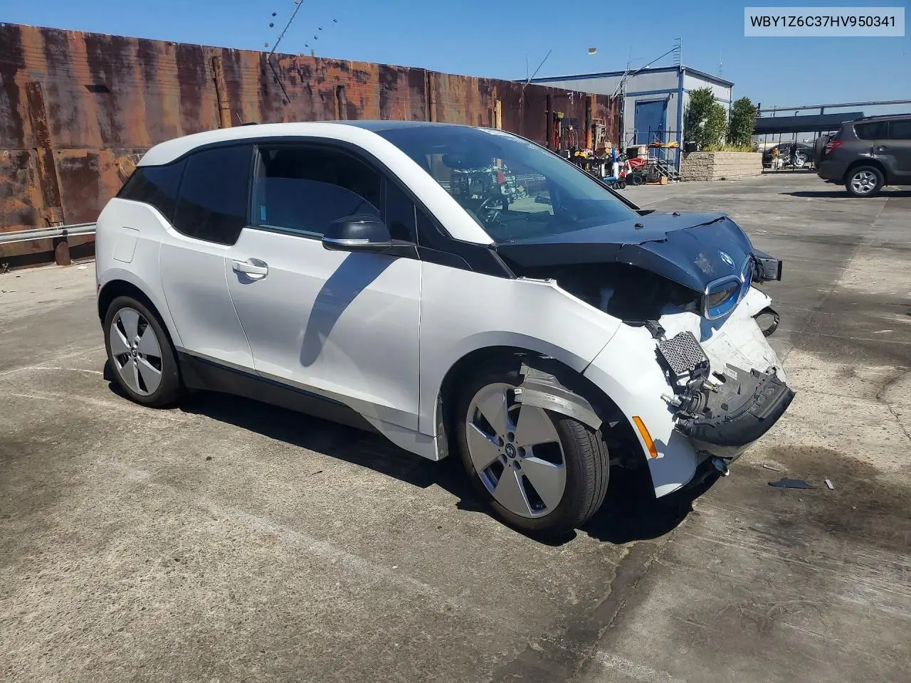 2017 BMW I3 Bev VIN: WBY1Z6C37HV950341 Lot: 46937886