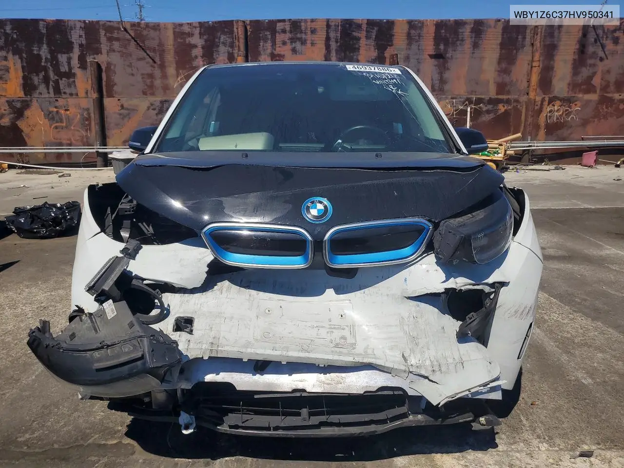 2017 BMW I3 Bev VIN: WBY1Z6C37HV950341 Lot: 46937886
