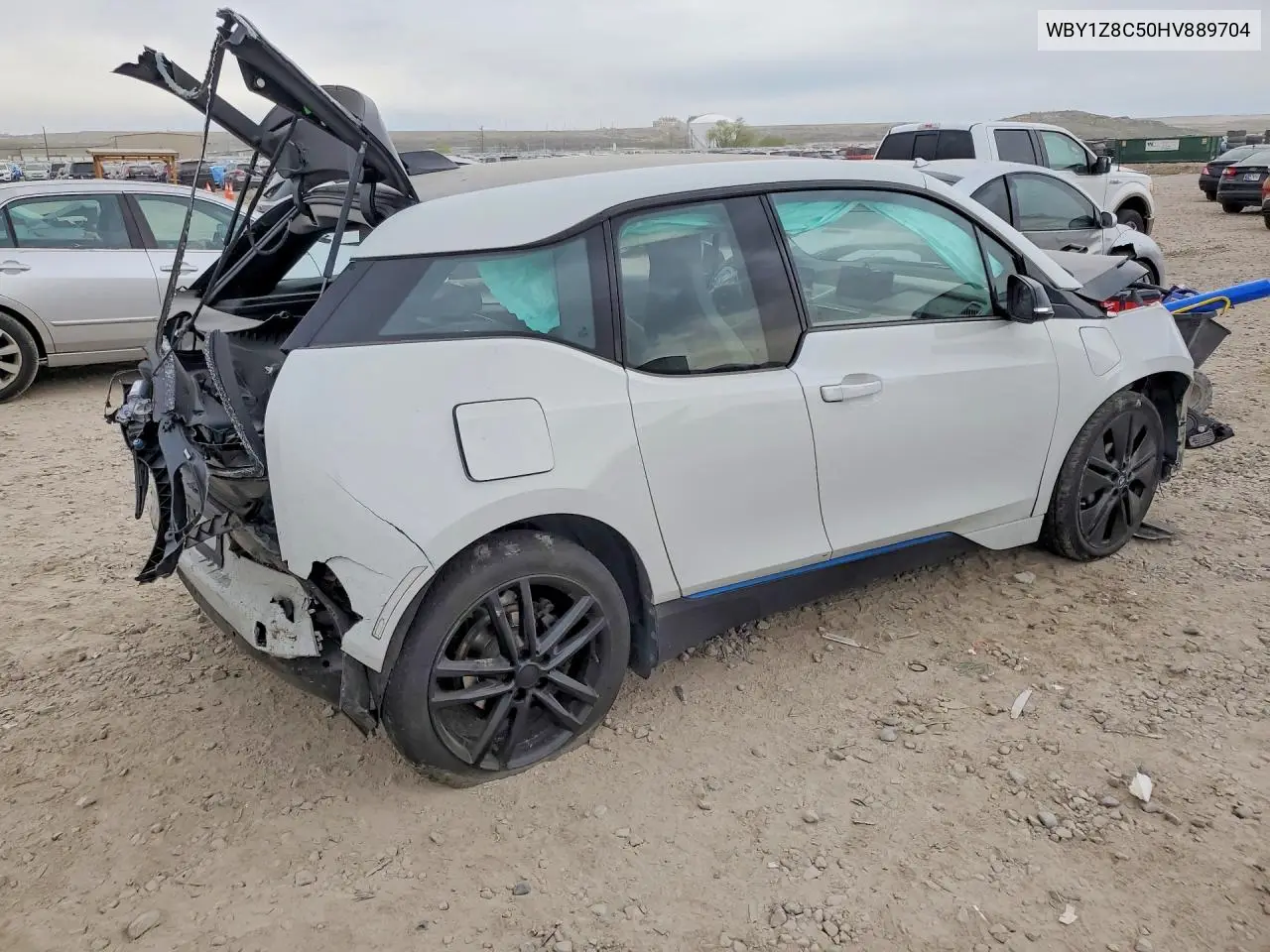 2017 BMW I3 Rex VIN: WBY1Z8C50HV889704 Lot: 47386656