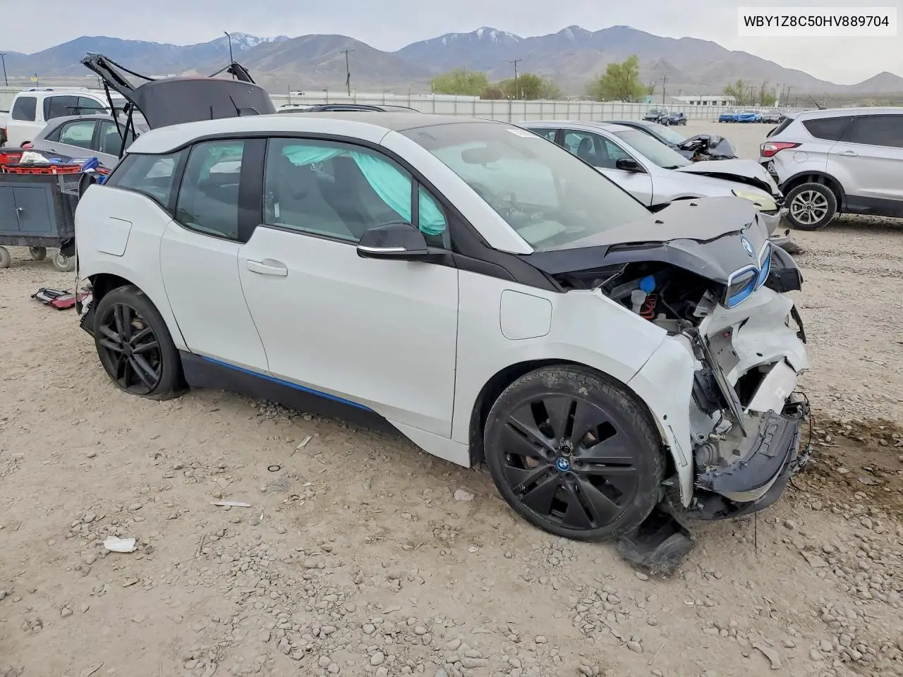 2017 BMW I3 Rex VIN: WBY1Z8C50HV889704 Lot: 47386656