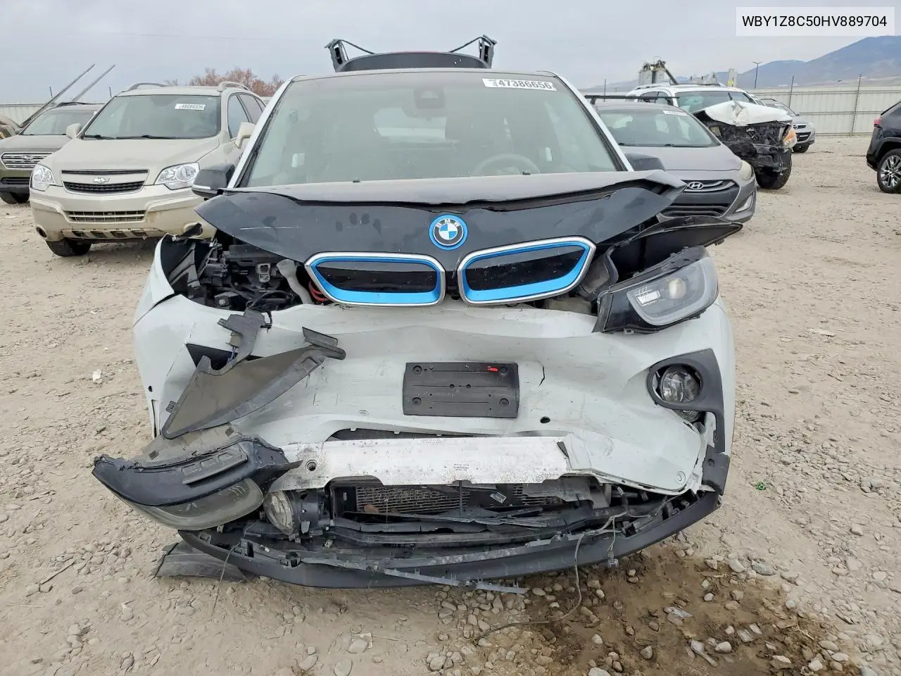 2017 BMW I3 Rex VIN: WBY1Z8C50HV889704 Lot: 47386656