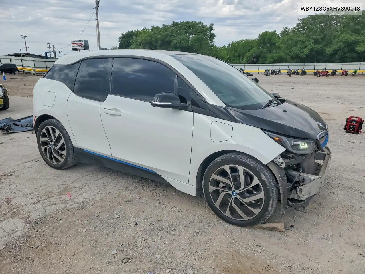 2017 BMW I3 Rex VIN: WBY1Z8C5XHV890018 Lot: 53297646