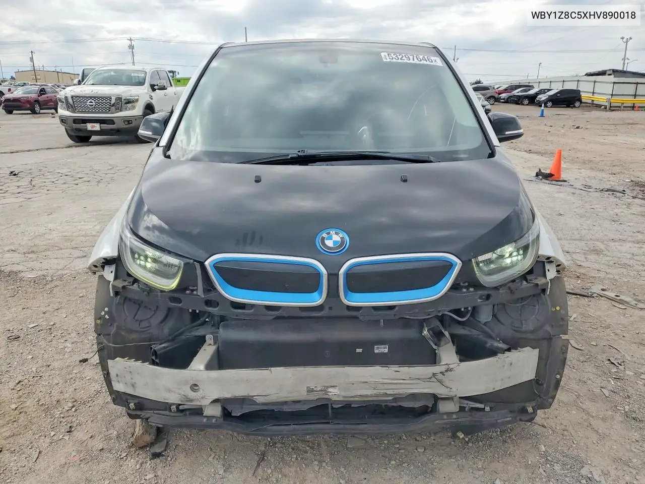 2017 BMW I3 Rex VIN: WBY1Z8C5XHV890018 Lot: 53297646