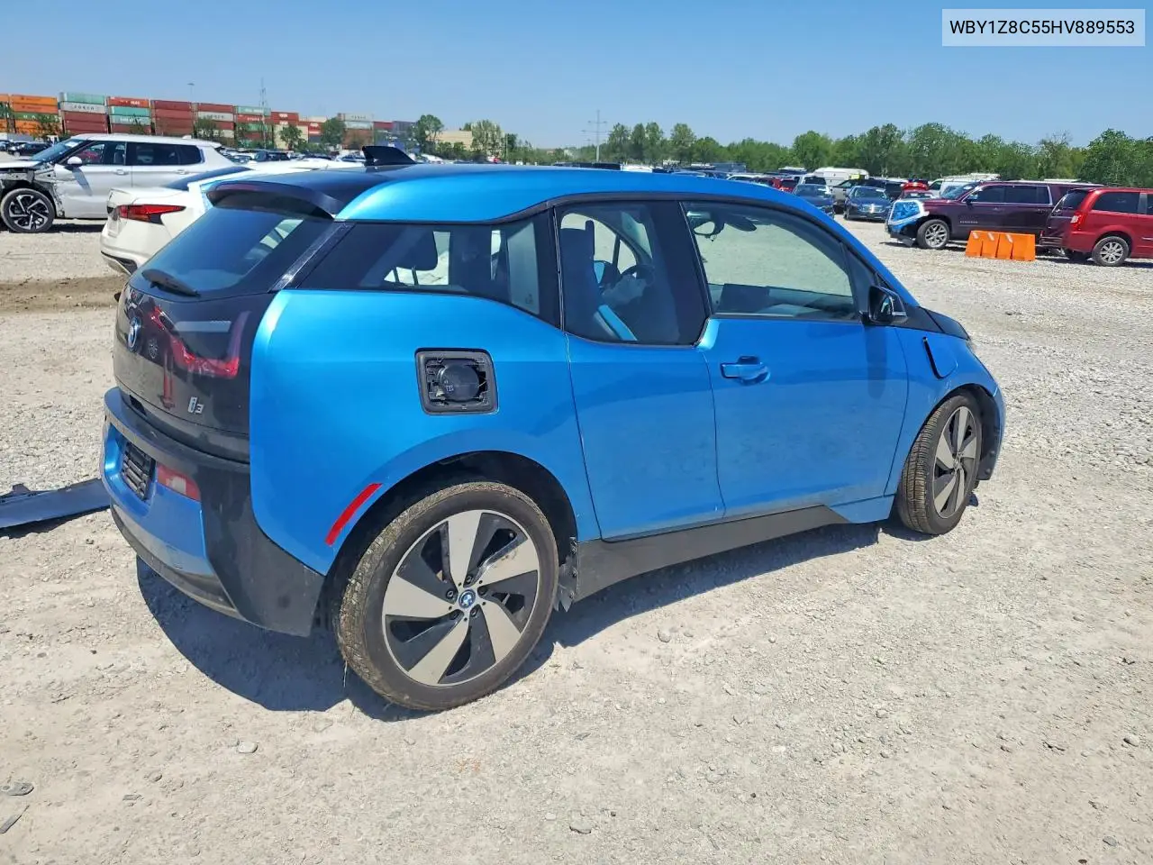 2017 BMW I3 Rex VIN: WBY1Z8C55HV889553 Lot: 53655876