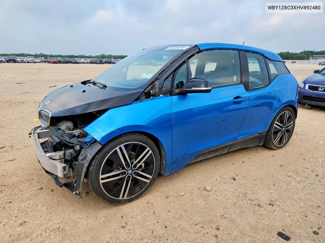 2017 BMW I3 Rex VIN: WBY1Z8C3XHV892480 Lot: 58226076