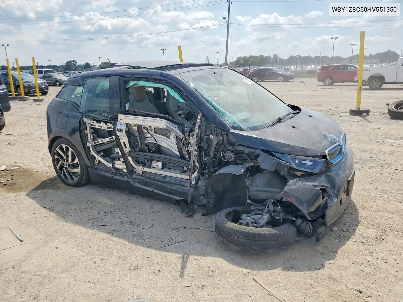 2017 BMW I3 Rex VIN: WBY1Z8C50HV551350 Lot: 60138776