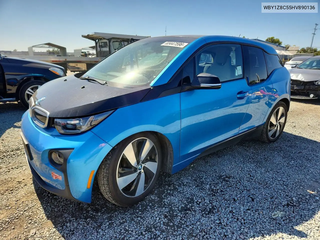 2017 BMW I3 Rex VIN: WBY1Z8C55HV890136 Lot: 60447596