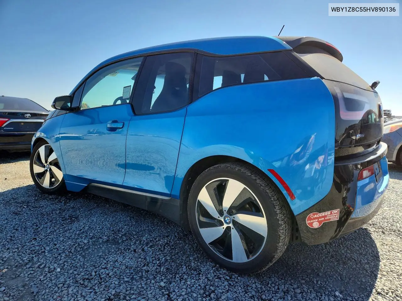 2017 BMW I3 Rex VIN: WBY1Z8C55HV890136 Lot: 60447596